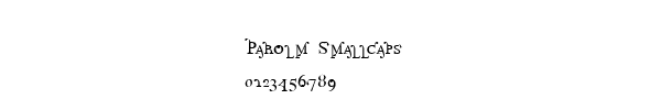 Fuente Parolm Smallcaps.ttf