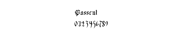 Fuente Passeul.ttf