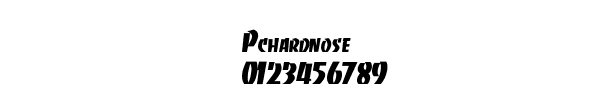 Fuente Pchardnose.ttf