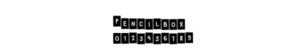 Fuente Pencilbox.ttf