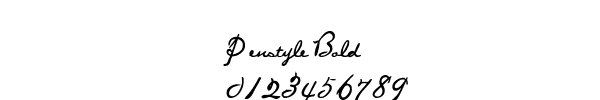 Fuente Penstyle Bold.ttf
