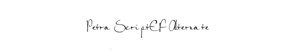 Fuente Petra ScriptEF Alternate.ttf