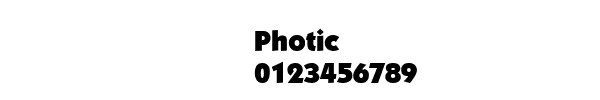 Fuente Photic.ttf