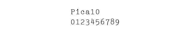 Fuente Pica10.ttf