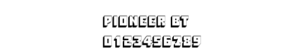 Fuente Pioneer Bt.ttf
