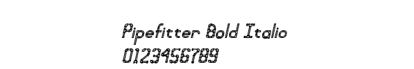 Fuente Pipefitter Bold Italic.ttf