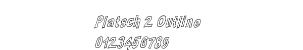Fuente Platsch 2 Outline.ttf