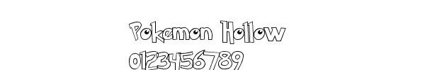Fuente Pokemon Hollow.ttf