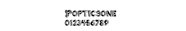 Fuente Popticsone.ttf