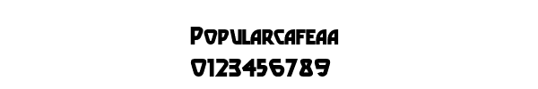 Fuente Popularcafeaa.ttf