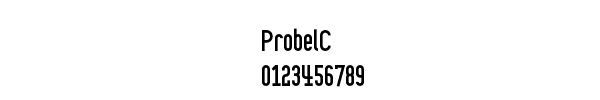 Fuente ProbelC.ttf