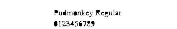 Fuente Pudmonkey Regular.ttf