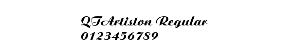 Fuente QTArtiston Regular.ttf