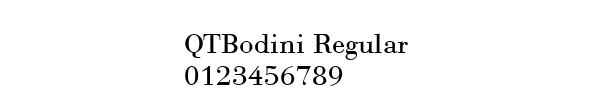 Fuente QTBodini Regular.ttf