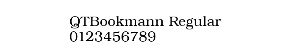 Fuente QTBookmann Regular.ttf