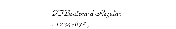 Fuente QTBoulevard Regular.ttf