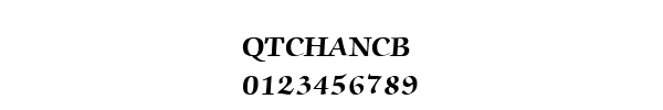 Fuente QTCHANCB.TTF