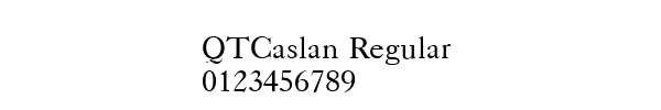 Fuente QTCaslan Regular.ttf