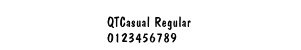 Fuente QTCasual Regular.ttf
