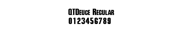 Fuente QTDeuce Regular.ttf