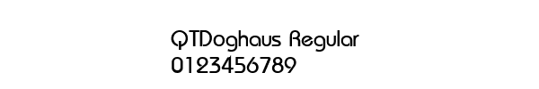 Fuente QTDoghaus Regular.ttf