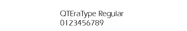 Fuente QTEraType Regular.ttf