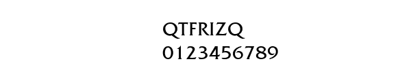 Fuente QTFRIZQ.TTF