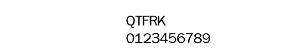 Fuente QTFRK.TTF