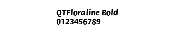 Fuente QTFloraline Bold.ttf
