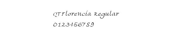 Fuente QTFlorencia Regular.ttf