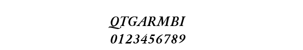 Fuente QTGARMBI.TTF