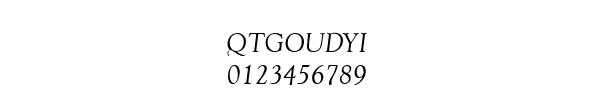 Fuente QTGOUDYI.TTF