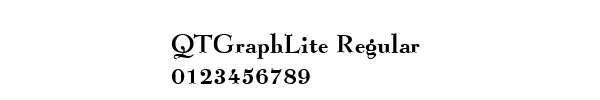 Fuente QTGraphLite Regular.ttf