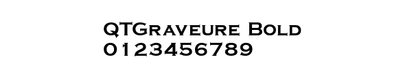 Fuente QTGraveure Bold.ttf