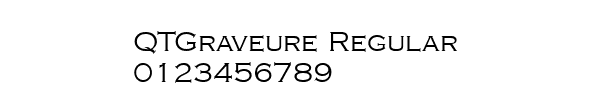 Fuente QTGraveure Regular.ttf