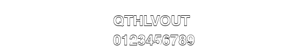 Fuente QTHLVOUT.TTF