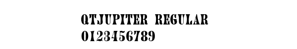 Fuente QTJupiter Regular.ttf
