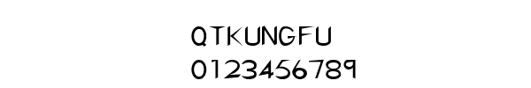 Fuente QTKUNGFU.TTF