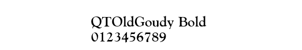 Fuente QTOldGoudy Bold.ttf