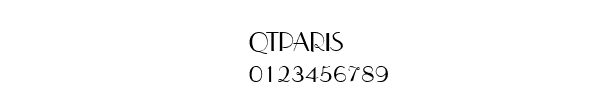 Fuente QTPARIS.TTF