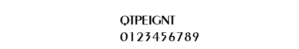 Fuente QTPEIGNT.TTF