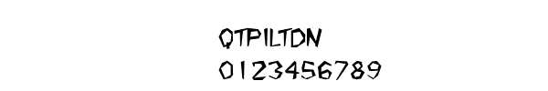 Fuente QTPILTDN.TTF