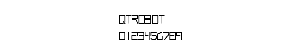Fuente QTROBOT.TTF