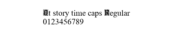 Fuente Qt story time caps Regular.ttf