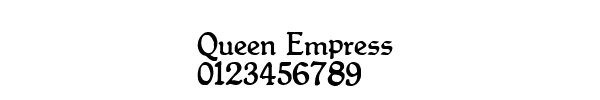 Fuente Queen Empress.ttf