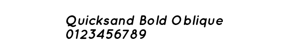 Fuente Quicksand Bold Oblique.ttf