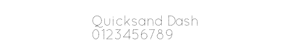 Fuente Quicksand Dash.ttf