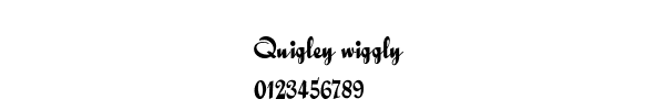 Fuente Quigley wiggly.ttf