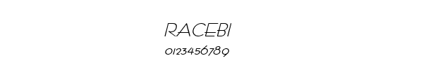Fuente RACEBI__.TTF
