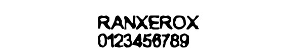 Fuente RANXEROX.ttf